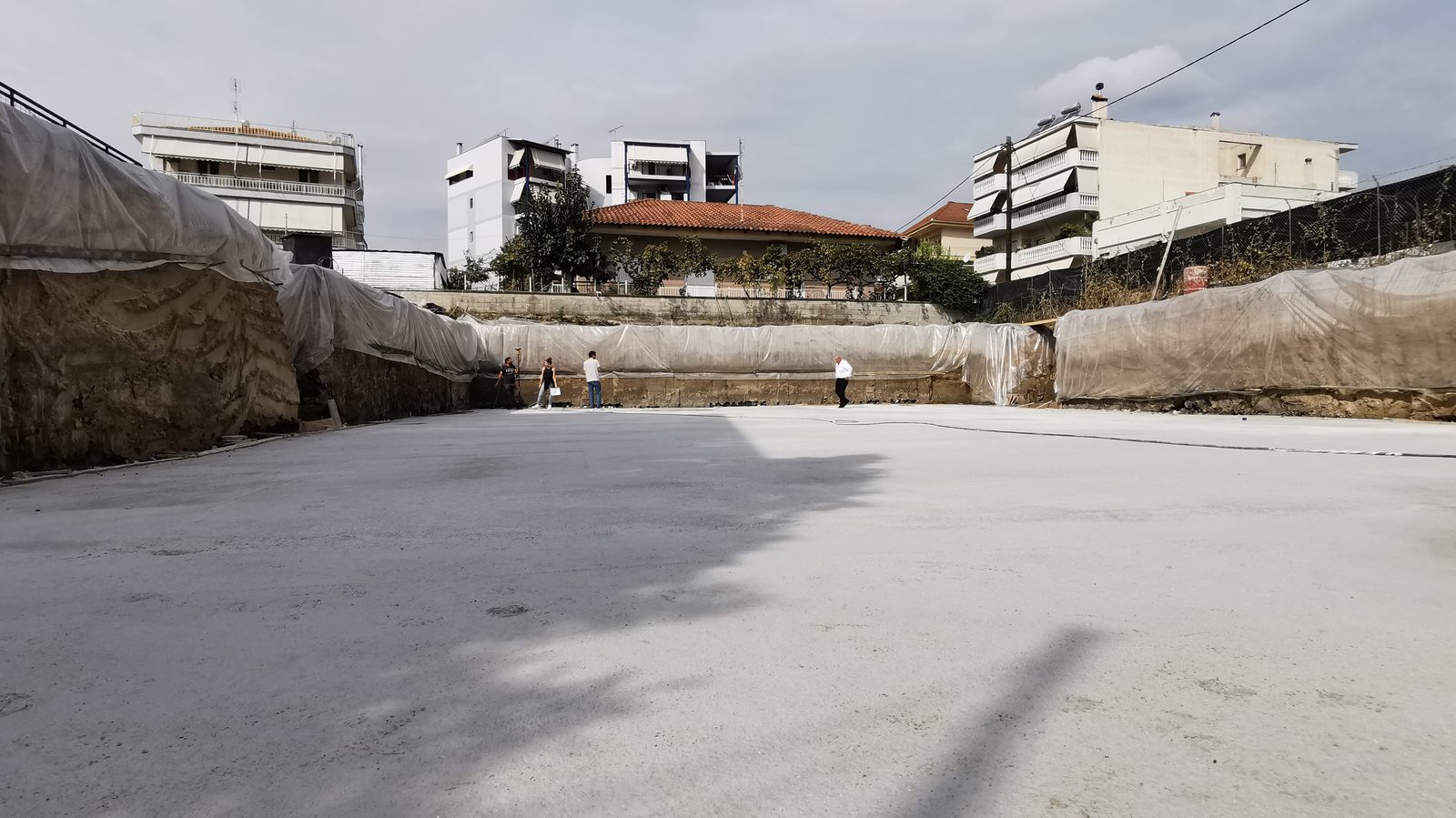 Νέα κατασκευή - στάδιο θεμελίωσης